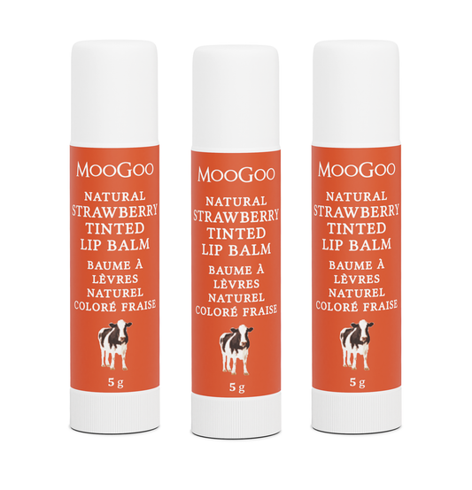 Strawberry Tinted Lip Balm 3-Pack