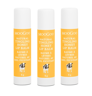 Tingling Honey Edible Lip Balm 3 Pack