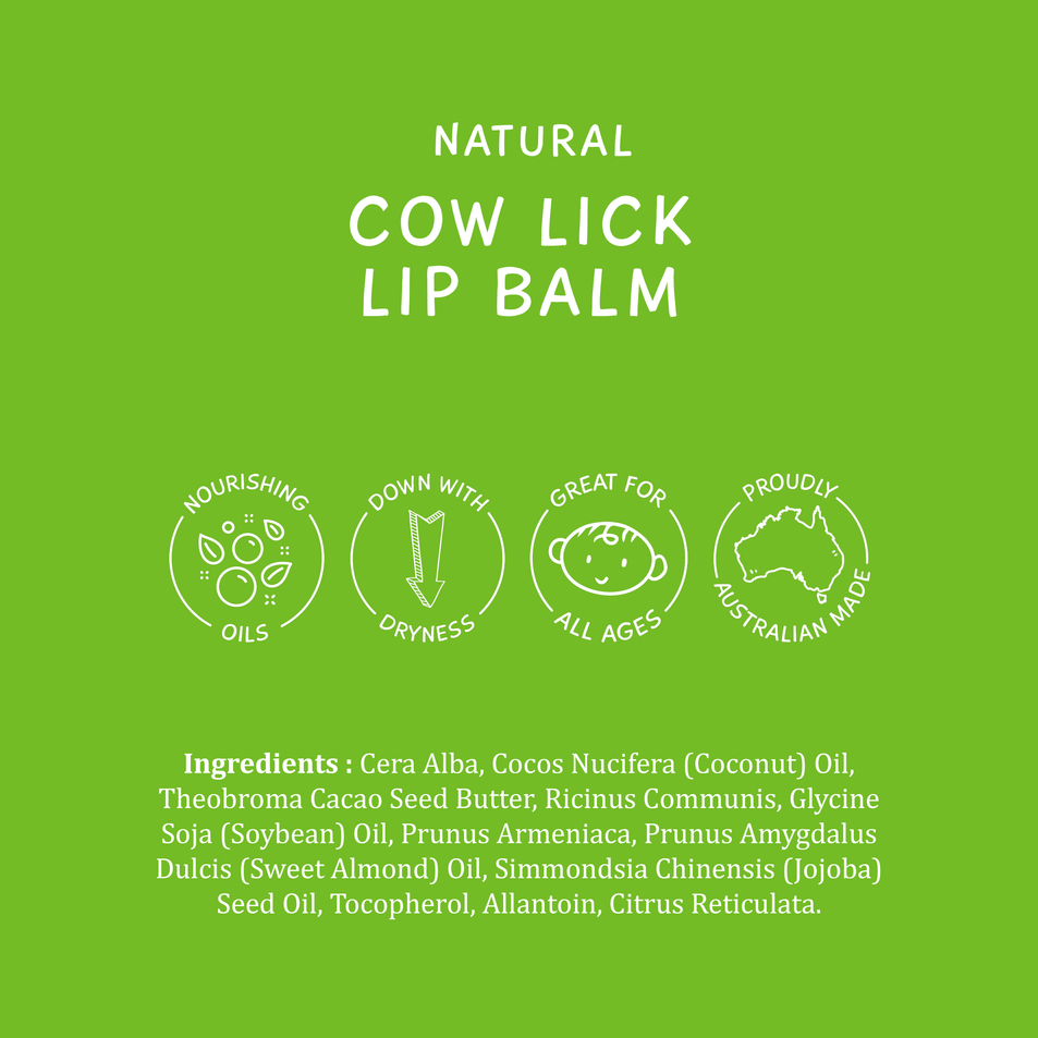 Cow Lick Lip Balm 3-Pack