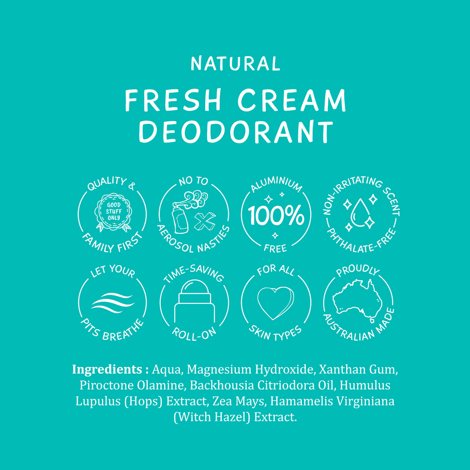 Fresh Cream Deodorant 3-Pack