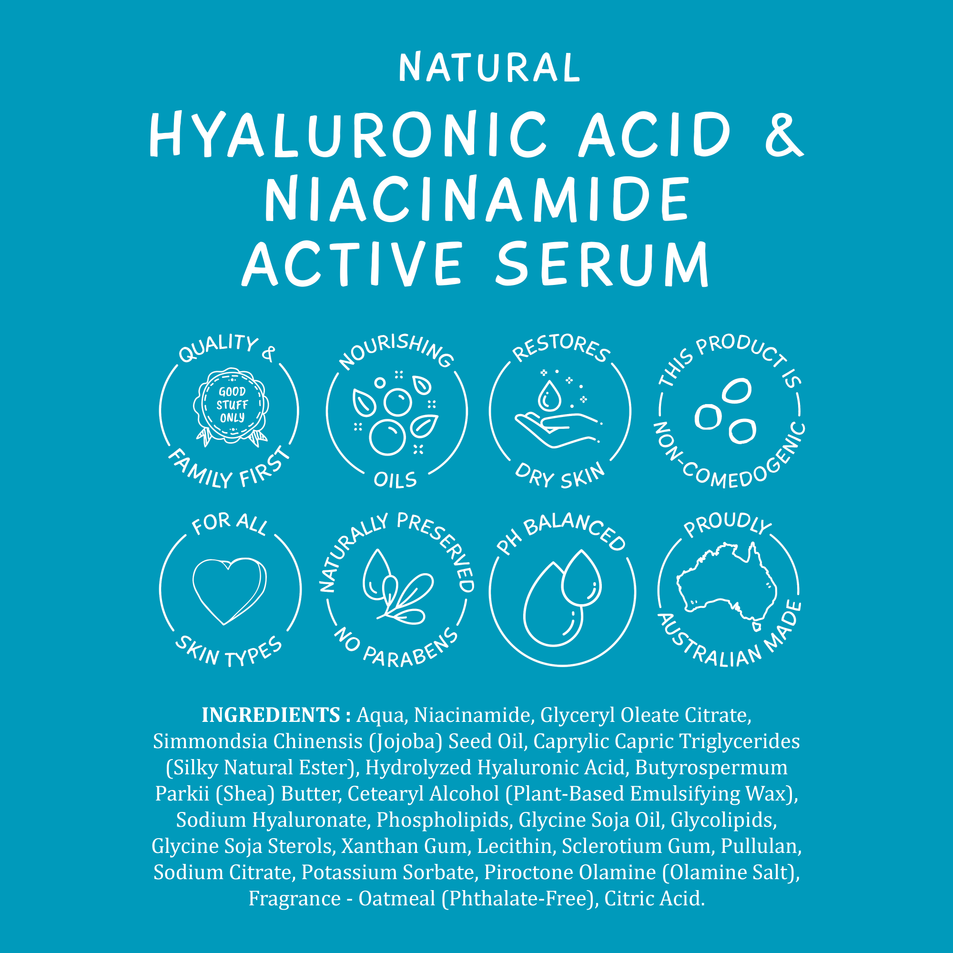Hyaluronic Acid and Niacinamide Active Serum 25ml