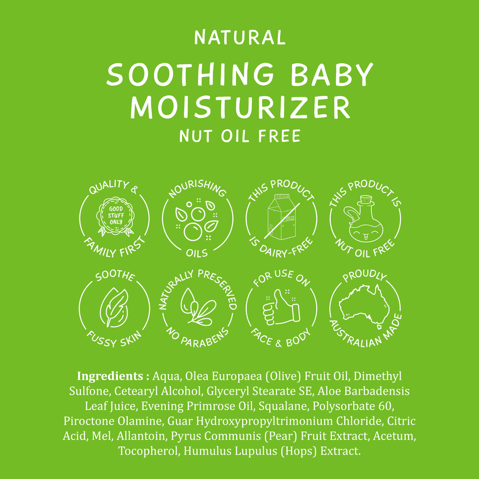 Soothing Baby Moisturizer Nut Oil Free 120g