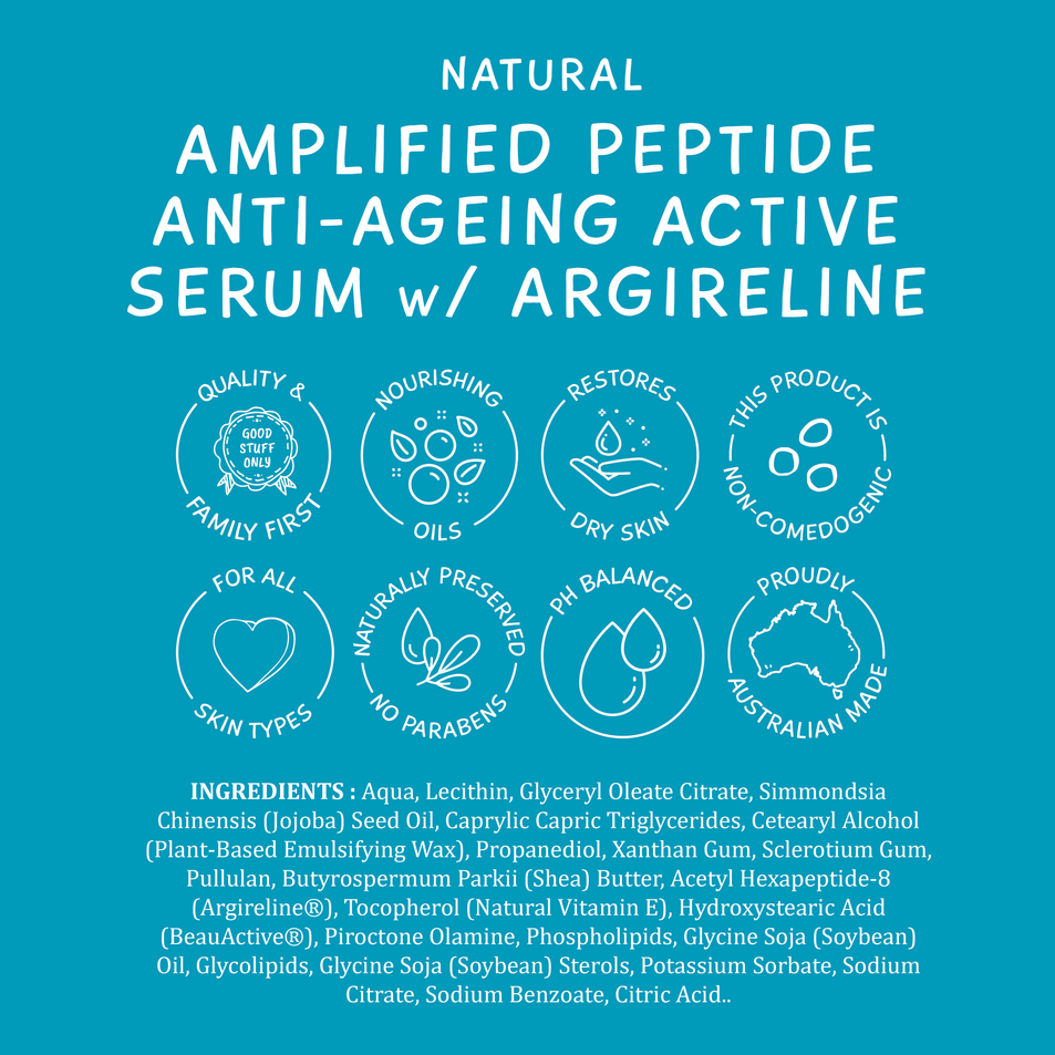 Amplified Anti-Ageing Peptide Active Serum with Argireline® 25ml