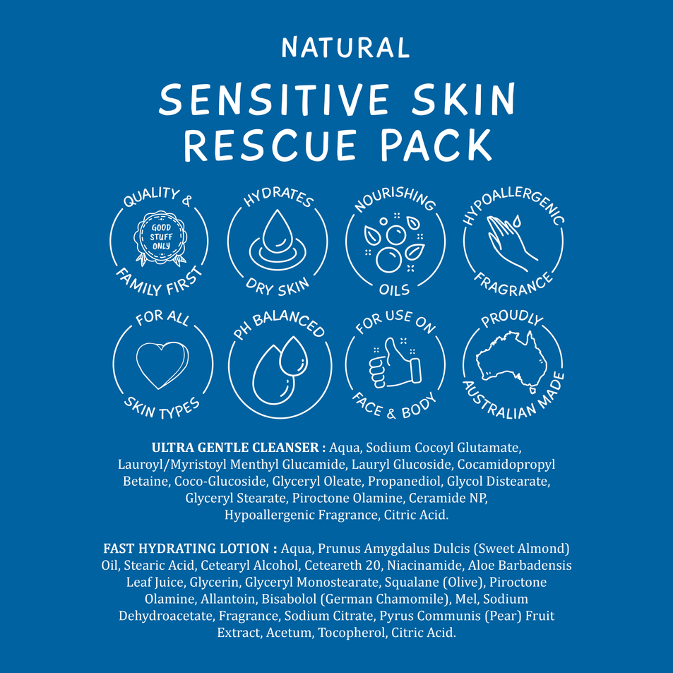 Sensitive Skin Rescue Pack
