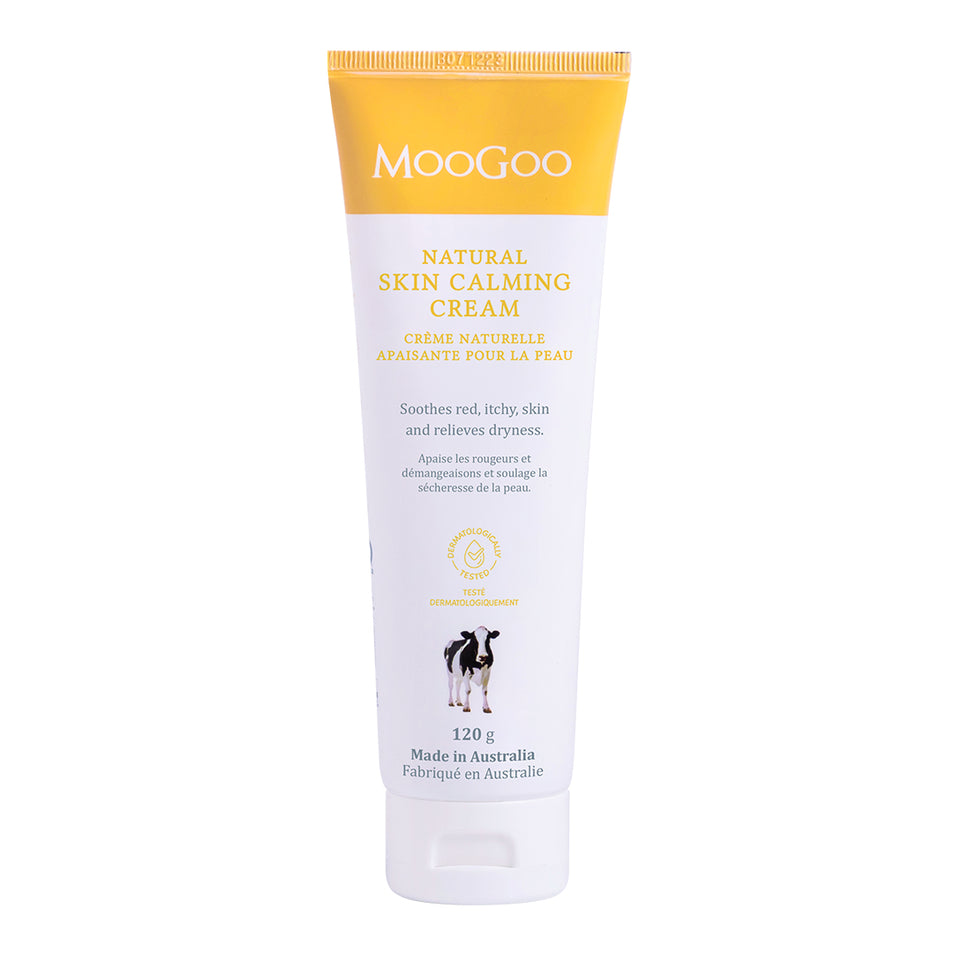 MooGoo Skin Calming Cream - Soothing Anti-Inflammatory Cream. Relieve Itchy, Irritated, Inflamed Skin Caused By Mild Eczema, Dermatitis & Mild Psoriasis